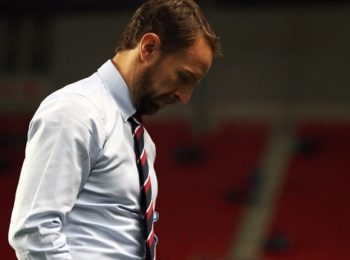 Southgate Unimpressed With fans during Montenegro win
