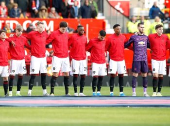 Man United Players prepares for Sheffield United clash