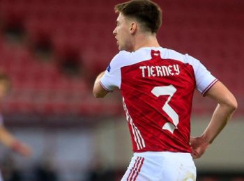 Arsenal left back Kieran Tierney credits manager Mikel Arteta for his overall growth and development at the club