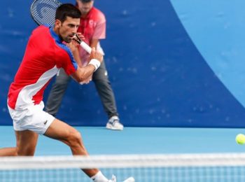 Novak Djokovic enjoying the attention he is getting at the Tokyo Olympics