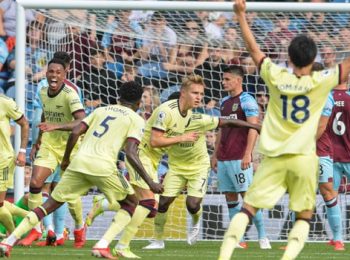 Arsenal Win Second-Straight as Odegaard Scores in 1-0 Win vs Burnley