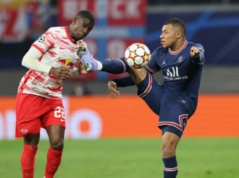 RB Leipzig scores late to draw 2-2 with PSG