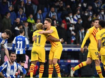 Barcelona drop points against Espanyol in La Liga