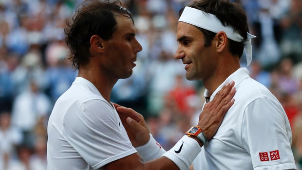 Roger Federer and Rafael Nadal