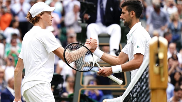 Novak Djokovic and Jannik Sinner