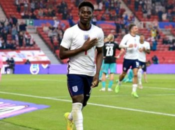 Arsenal forward out of International duty with England 