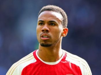 Arsenal’s Gabriel describes penalty miss as team holds trophy parade